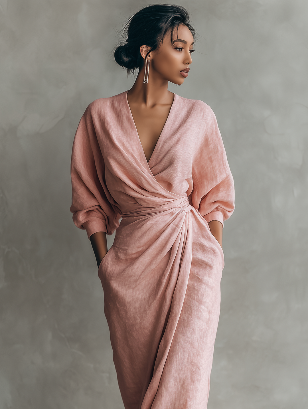 Rosa | V-Neck Maxi Dress