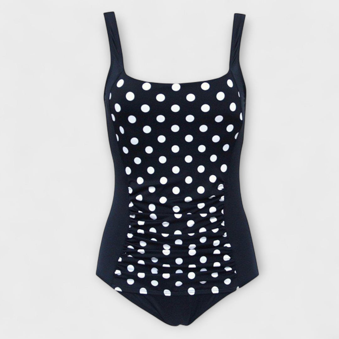 Retro-style padded swimsuit