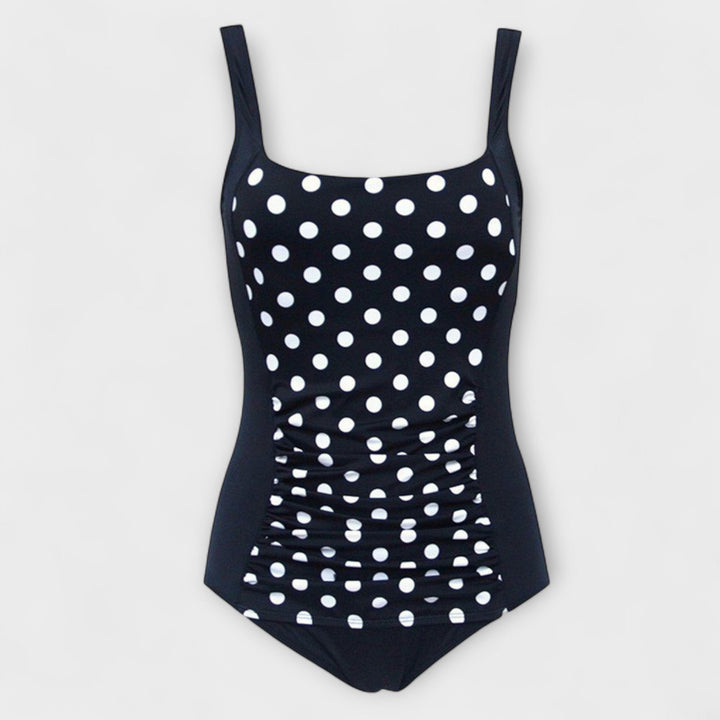 Retro-style padded swimsuit