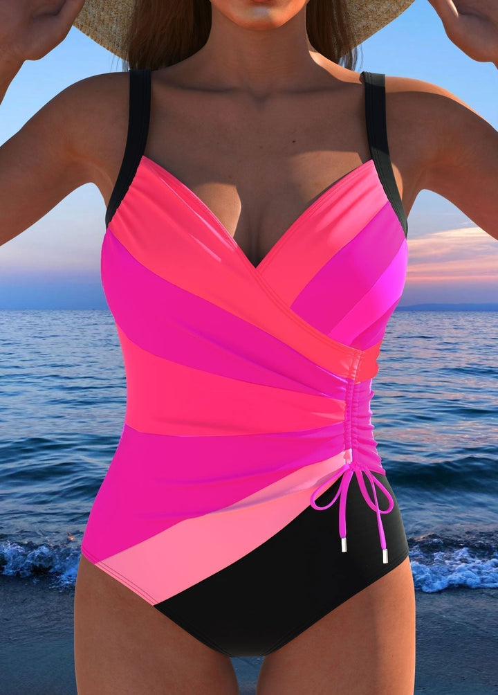 Éloria – Elegant swimsuit with a colourful print