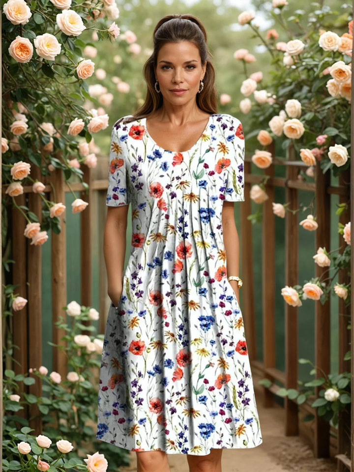 Harper - Elegant Dress with Tummy Coverage