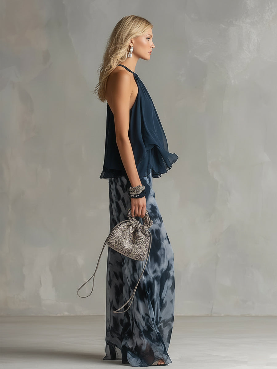 Élise™ | Flowy Top & Trousers Set