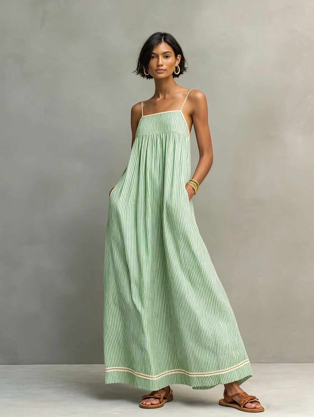 Elara | Elegant Sleeveless Maxi Dress