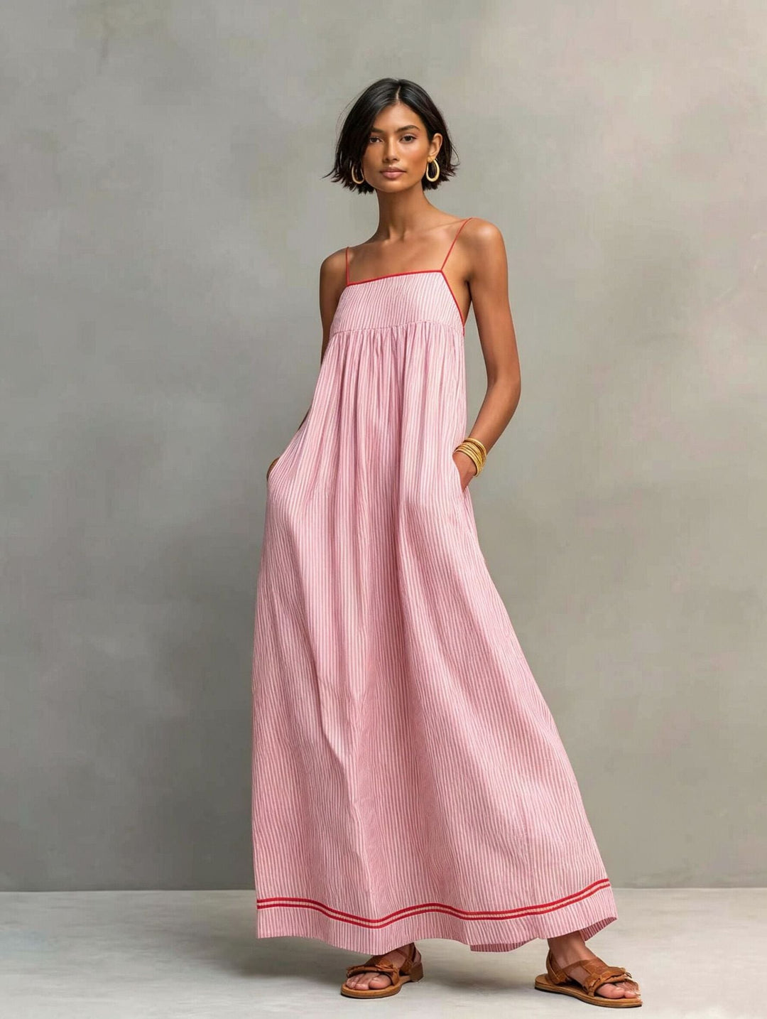 Elara | Elegant Sleeveless Maxi Dress