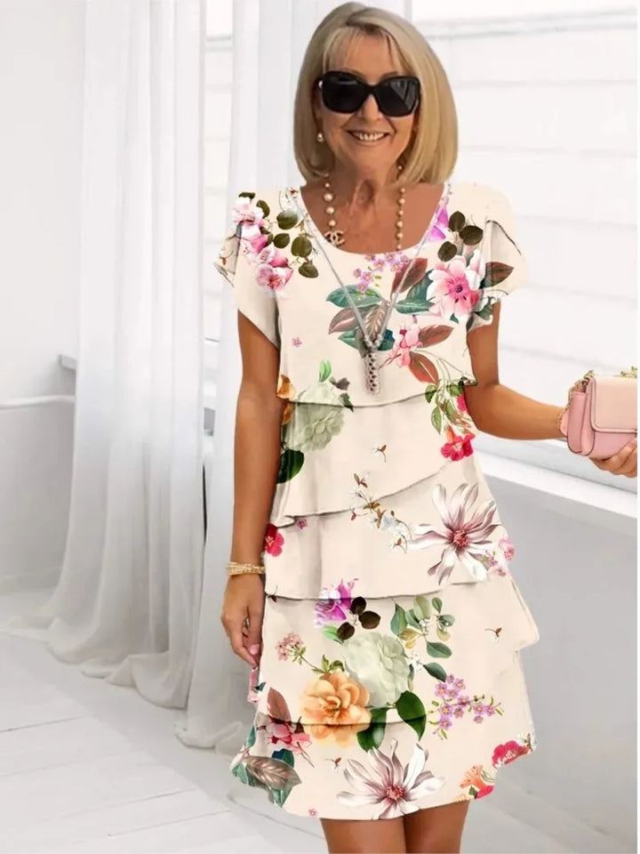 Camille™ | Flowing Ruffle Elegance Dress