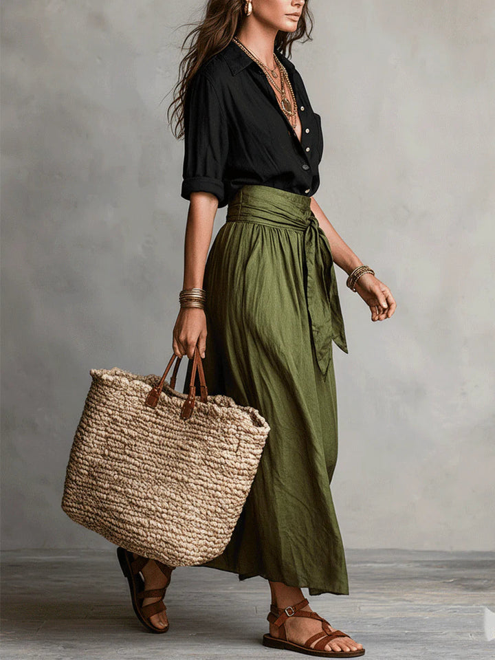 Vera™ | Top & Midi Skirt Set