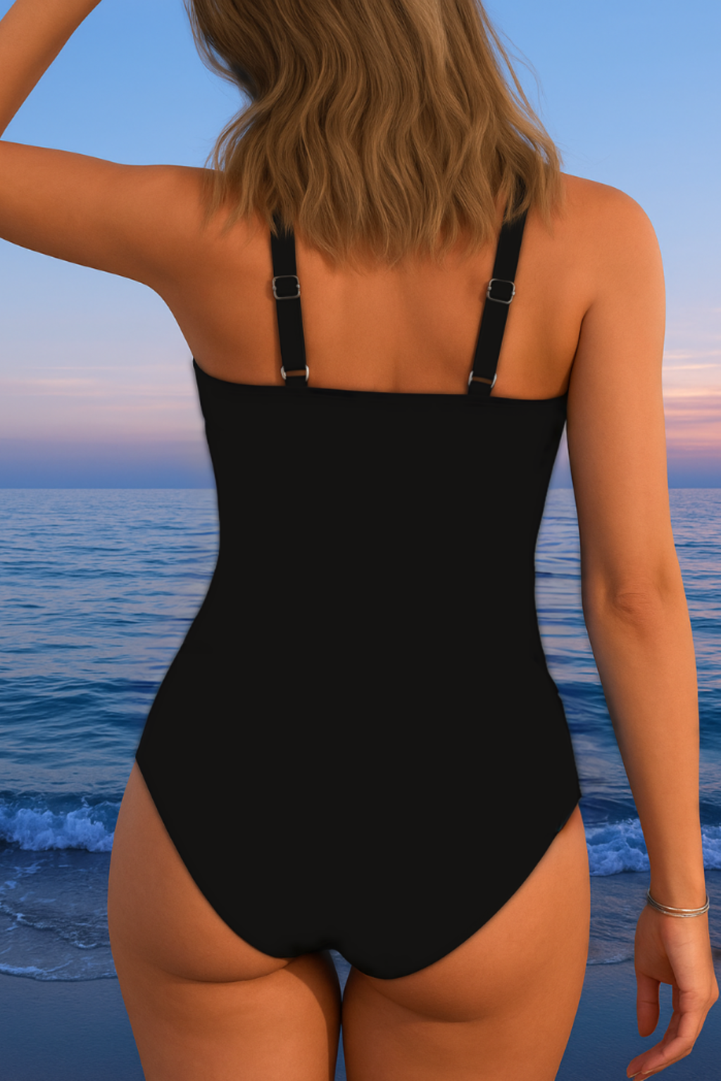Éloria – Elegant swimsuit with a colourful print