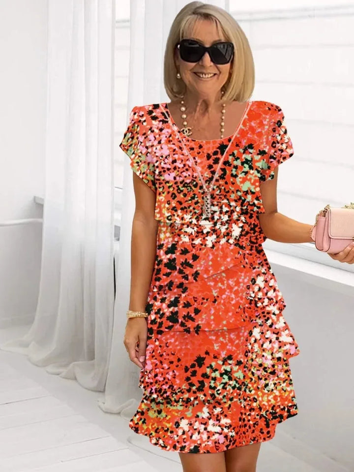 Camille™ | Flowing Ruffle Elegance Dress
