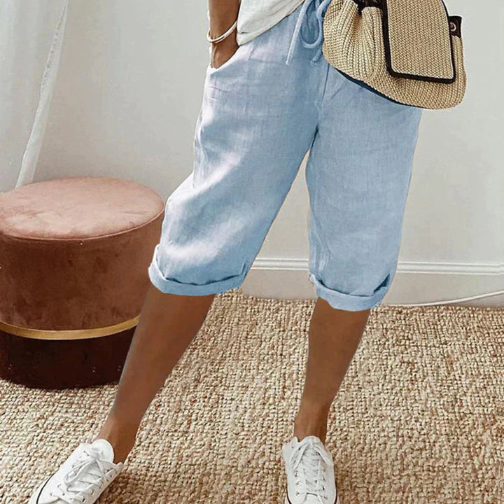 Kylie™ | Casual Linen Blend Trousers