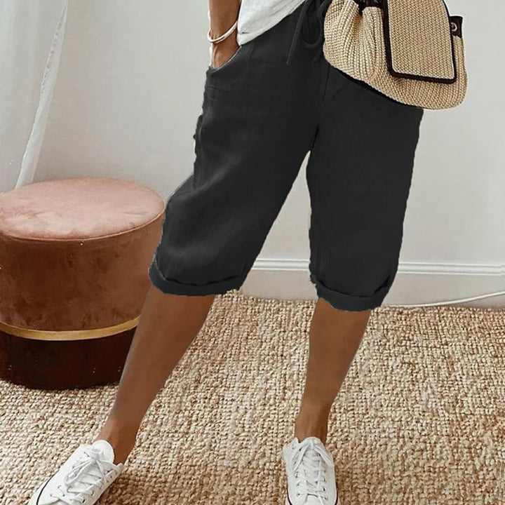 Kylie™ | Casual Linen Blend Trousers