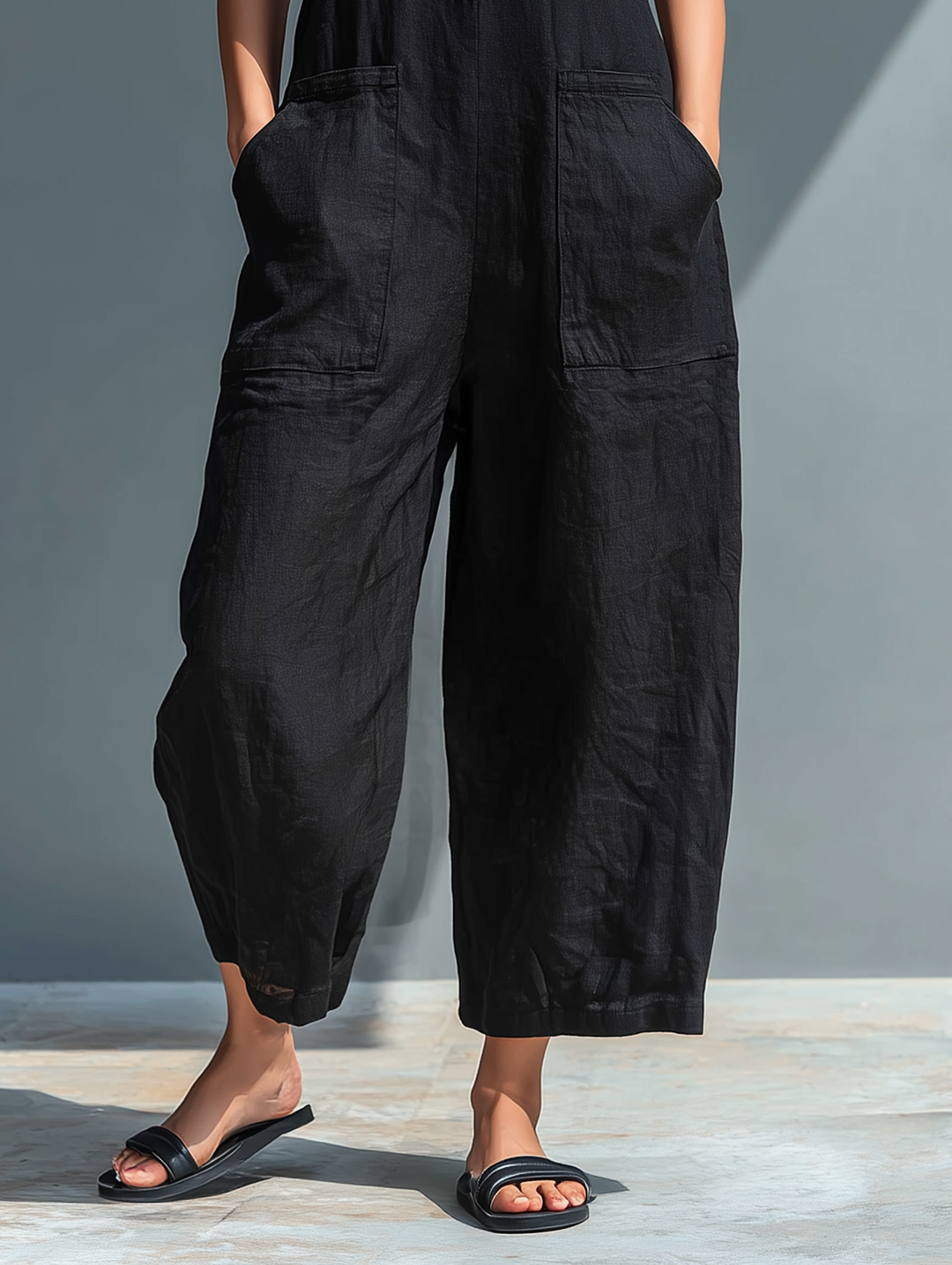 Sophia | Sleeveless Wide-Leg Jumpsuit