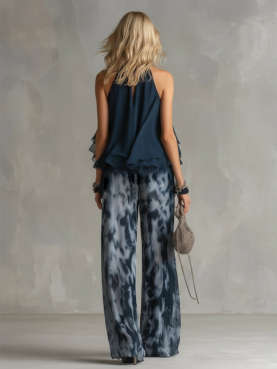 Élise™ | Flowy Top & Trousers Set