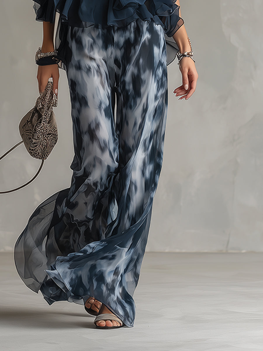 Élise™ | Flowy Top & Trousers Set